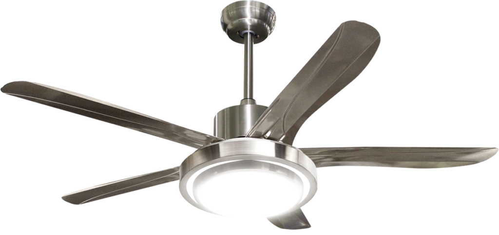 Ventilador Huracán Inox con luz- Cod. MVB831LL